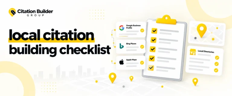 local citation building checklist